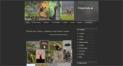Desktop Screenshot of fotopriroda.sk